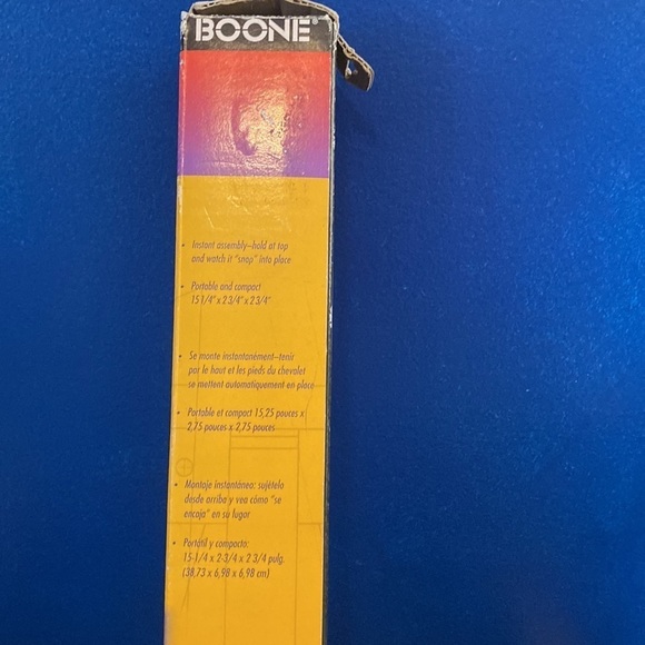 New Boone 6410 Metal Compact Travel Easel 64" Black Steel Lightweight - Picture 4 of 7